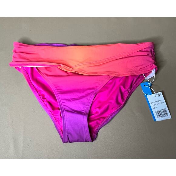 Bleu Rod Beattie Cold Breeze Sarong Hipster Bikini Bottom 12 NWT - Picture 4 of 5